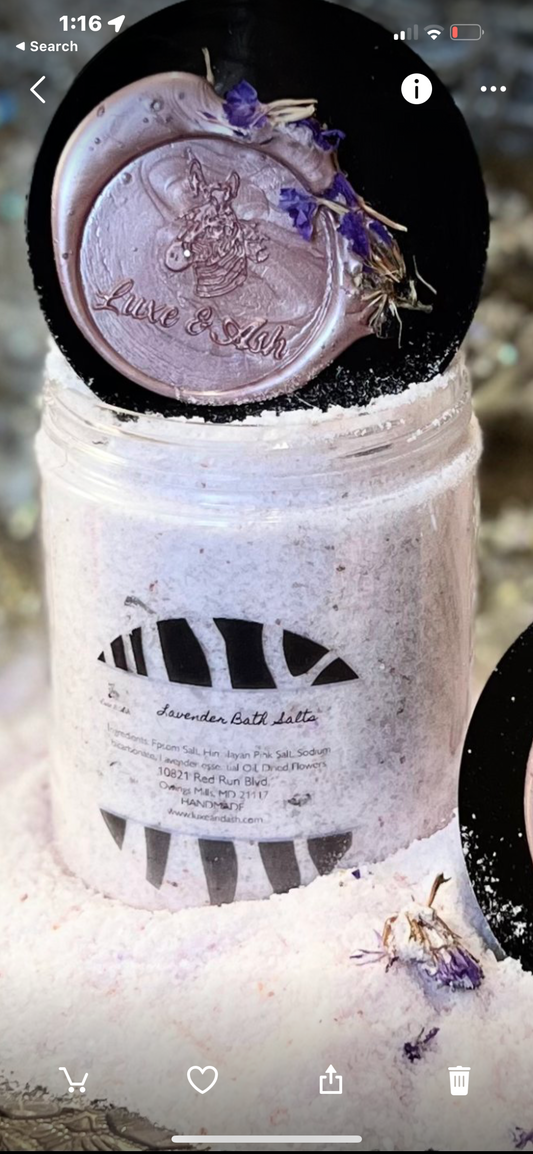Lavender Bath Salts